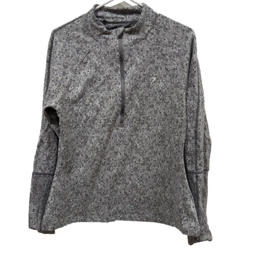 GYMSHARK FLEUR HALF ZIP‎ PULLOVER OPEN BACK RUNNING JACKET WOMENS X-Large SHIRT